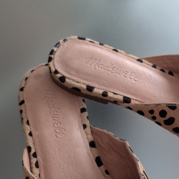 MADEWELL | Leopard Print Mules - Sz 6.5 - Picture 9 of 12